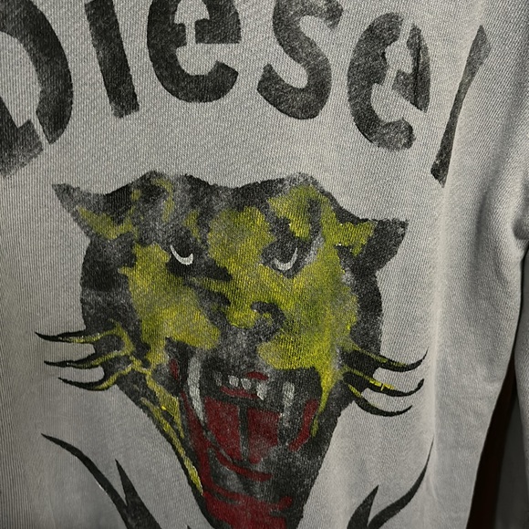 Diesel Sweatshirt. Very cool and unique. Size Medium running a little big. - Picture 3 of 5
